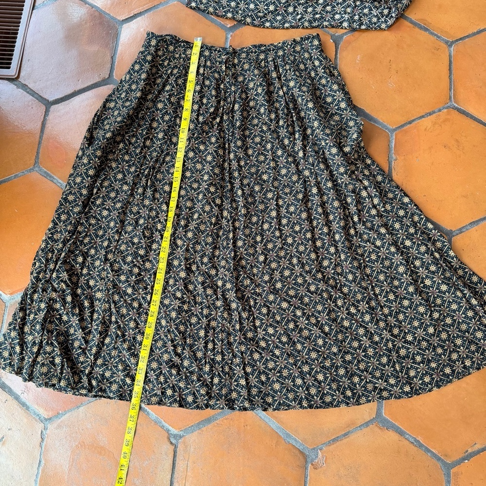Vtg Liz Claiborne Liz Sport 3 Piece Set Pants Skirt Top Large L  Classic Church - Picture 8 of 10